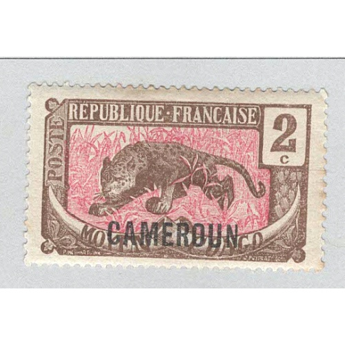 Cameroun 148 Leopard Overprint MLH (BP93223)