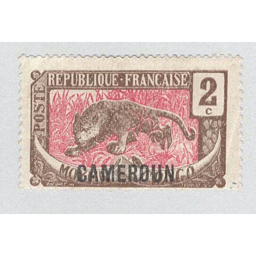 Cameroun 148 Leopard Overprint MLH (BP93224)