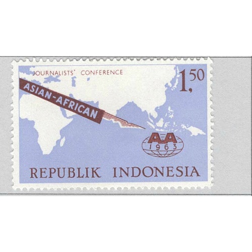 Indonesia Map Indonesia lavender 150  Used (BP93307)