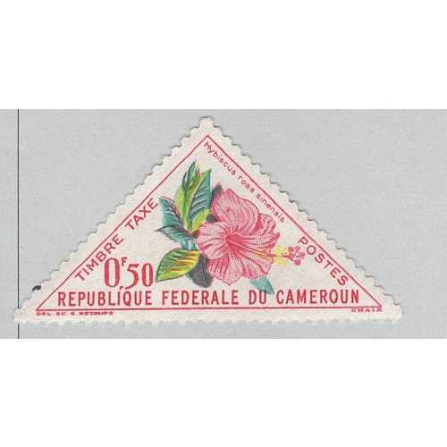 Cameroun Flowers pink 50  Used (BP93321)