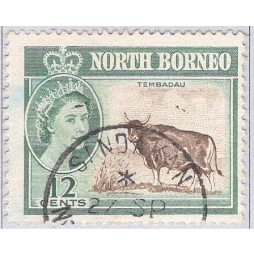 North Borneo 285 Wild Ox Used (BP93413)