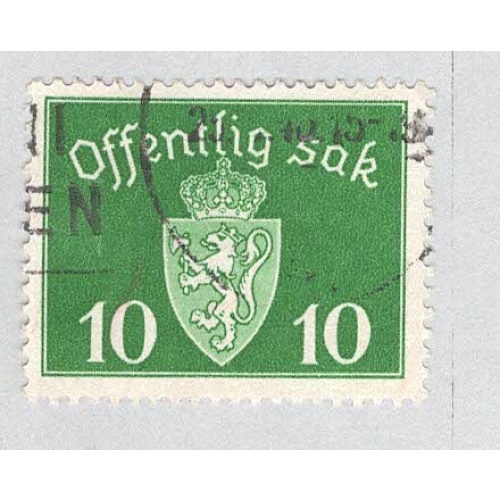 Norway O35 Coat of Arms Used (BP93415)