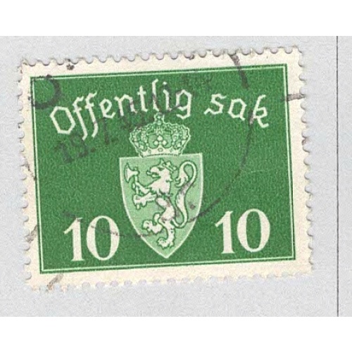 Norway O35 Coat of Arms Used (BP93418)