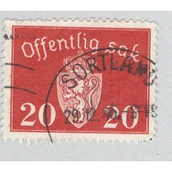 Norway O37 Coat of Arms Used (BP93430)