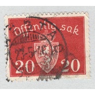 Norway O37 Coat of Arms Used (BP93431)