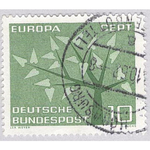 Germany Europa green 10p Used (BP93434)