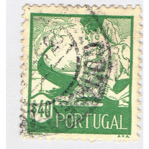 Portugal Green gondola $40  Used (BP93603)