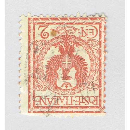 Italy 77 Coat of Arms 1901 Used (BP93631)