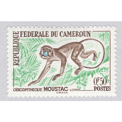 Cameroun 358 Mustache Monkey MLH (BP94116)