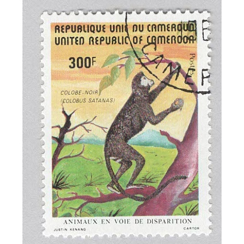Cameroun 718 Black Colo?us Monkey Used (BP94321)