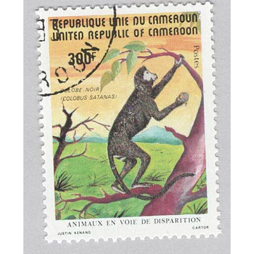 Cameroun 718 Black Colo?us Monkey Used (BP94322)