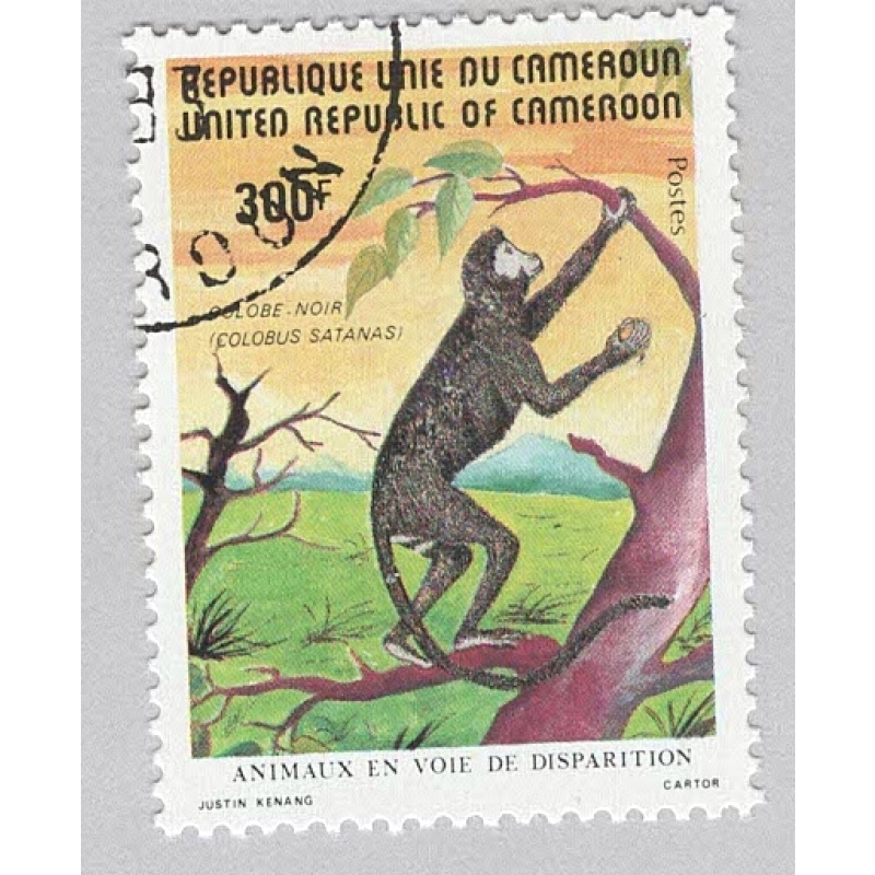 Cameroun 718 Black Colo?us Monkey Used (BP94322)