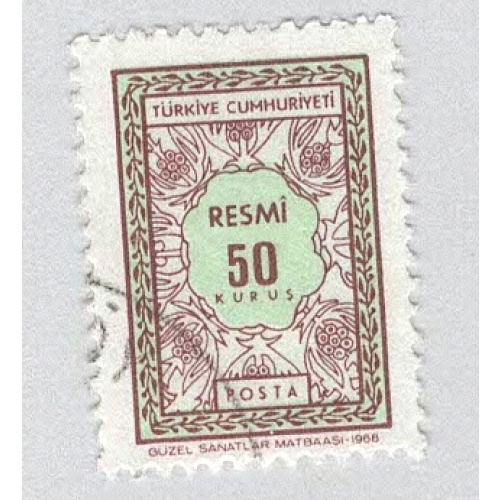 Turkey O110 Leaf Design Used (BP94631)
