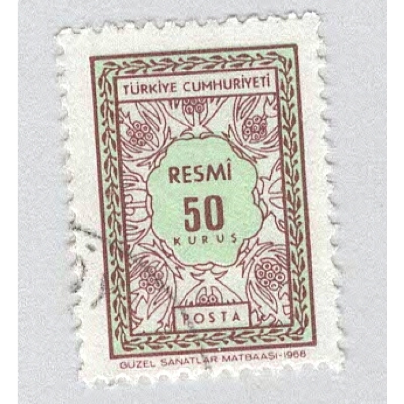 Turkey O110 Leaf Design Used (BP94631)
