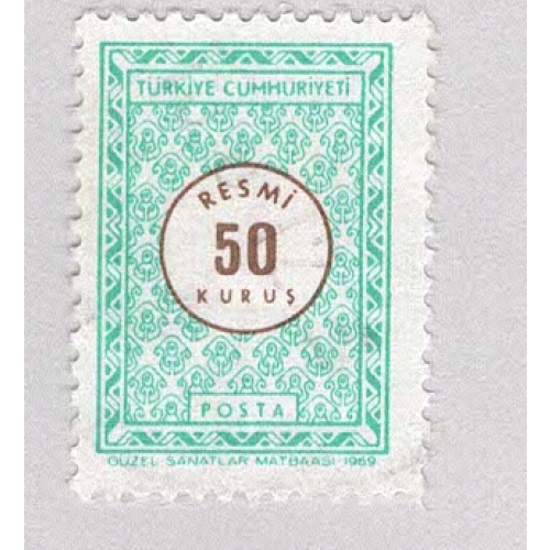 Turkey O115 Numeral 50 Used (BP94633)
