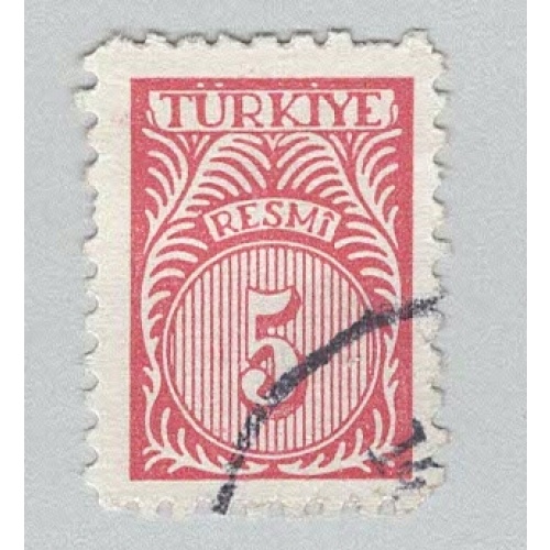Turkey O54 Numeral 5 Used (BP94638)