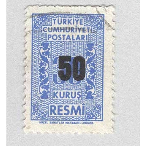Turkey O82 50 on 30 ovrprint Used (BP94639)