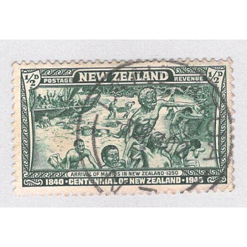 New Zealand 229 Landing of the Maoris Used (BP94711)