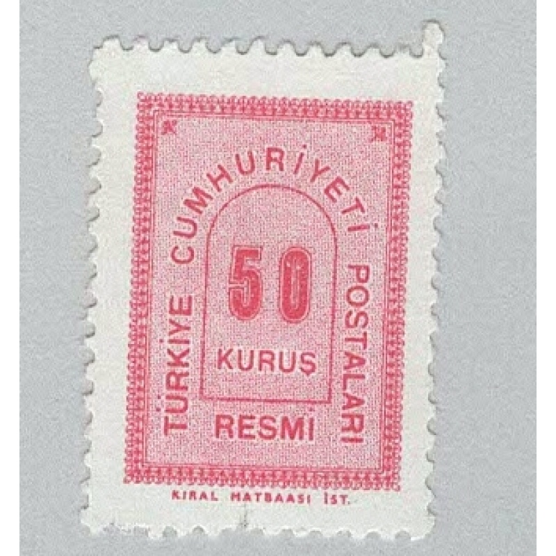 Turkey O87 Numeral 50 Used 1  (BP94801)