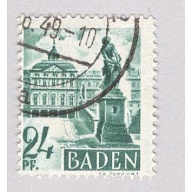 Baden 5N22 Rastatt Castle Used 1  (BP94805)