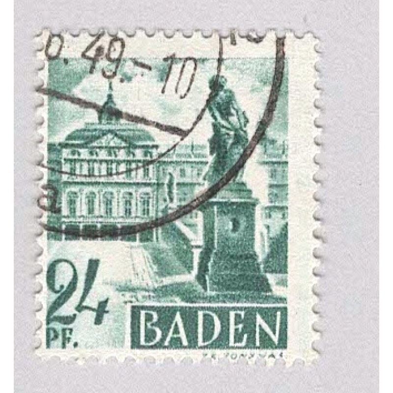 Baden 5N22 Rastatt Castle Used 1  (BP94805)