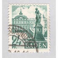 Baden 5N22 Rastatt Castle Used 2  (BP94806)