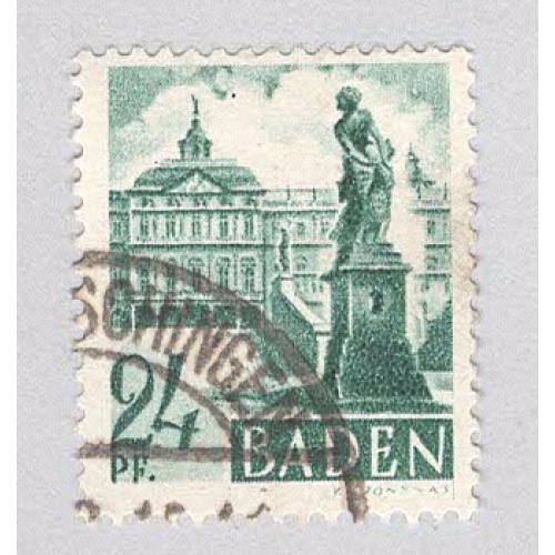 Baden 5N22 Rastatt Castle Used 2  (BP94806)