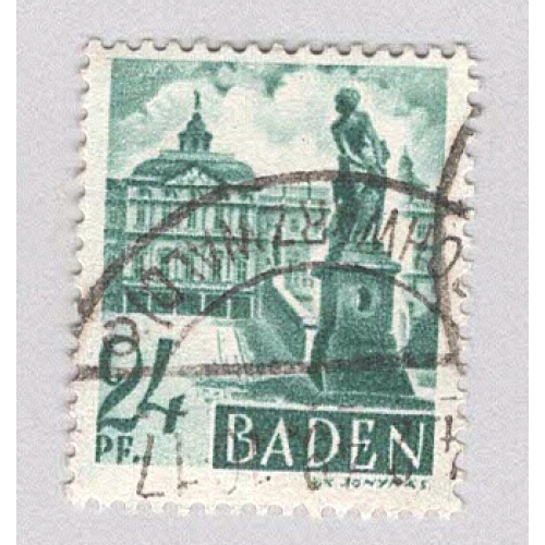 Baden 5N22 Rastatt Castle Used 1  (BP94808)