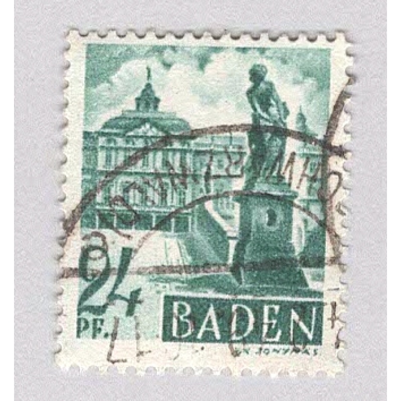 Baden 5N22 Rastatt Castle Used 1  (BP94808)
