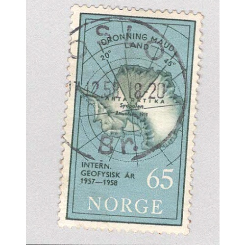 Norway 357 Map of South Pole Used 1 (BP94902)