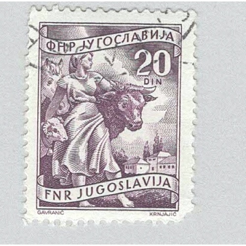 Yugoslavia 348 Livestock Raising Used (BP95107)