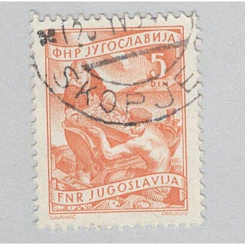 Yugoslavia 380 Fishing Used (BP95124)
