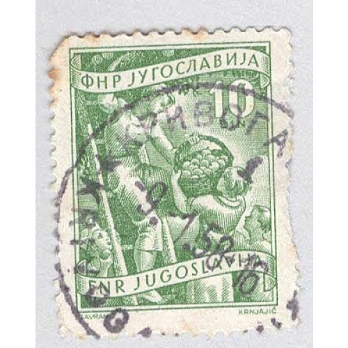 Yugoslavia 382 Fruit Growing Used (BP95130)