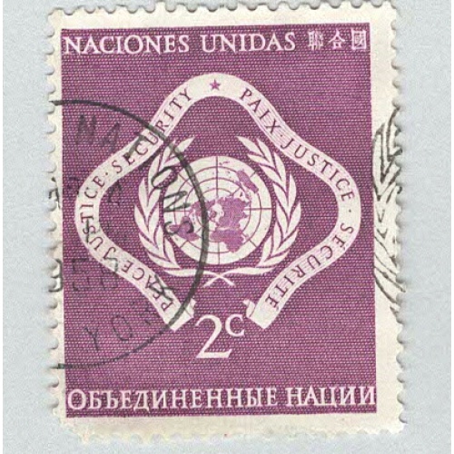 UN NY 3 Peace Justice security Used 1  (BP95213)