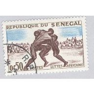 Senegal 202 Wrestlers 1961 Used 1  (BP95312)
