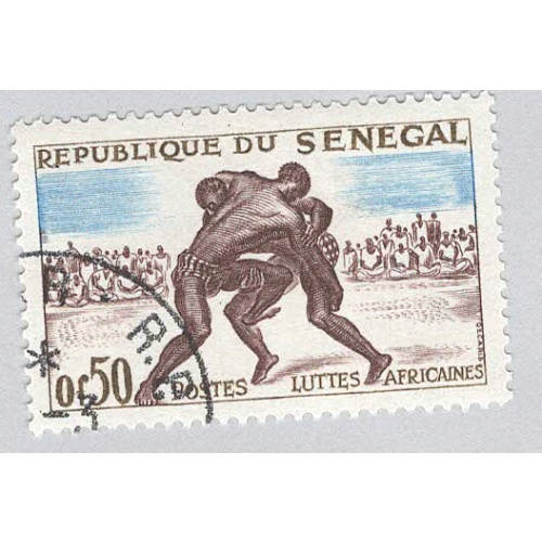 Senegal 202 Wrestlers 1961 Used 1  (BP95312)