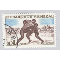 Senegal 202 Wrestlers 1961 Used 2  (BP95313)