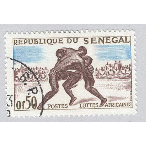 Senegal 202 Wrestlers 1961 Used 2  (BP95313)
