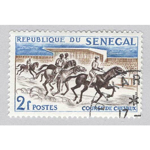 Senegal 204 Horse Racing Used 1  (BP95318)