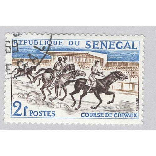 Senegal 204 Horse Racing Used 1  (BP95321)
