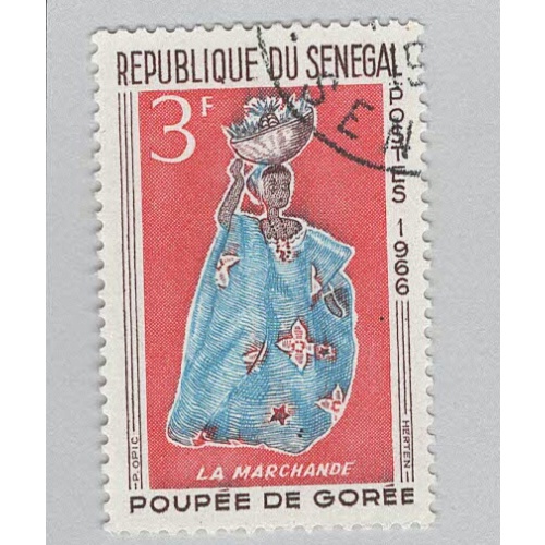 Senegal 263 Woman selling fruit Used 2 (BP95405)