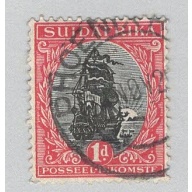 South Africa 24b Ship Drommedaris Used 1  (BP95537)