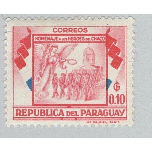 Paraguay 509 Soldiers Angel and Cathedral MNH 2  (BP95725)