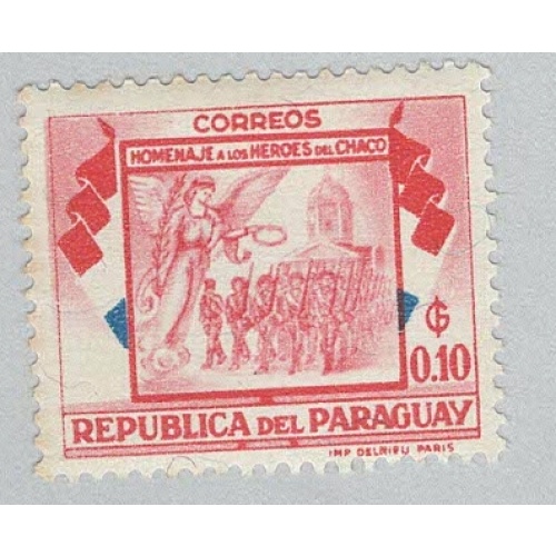 Paraguay 509 Soldiers Angel and Cathedral MNH 3  (BP95729)