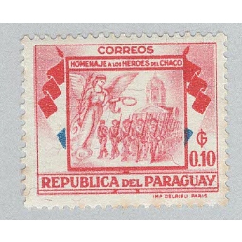 Paraguay 509 Soldiers Angel and Cathedral MNH 1  (BP95730)