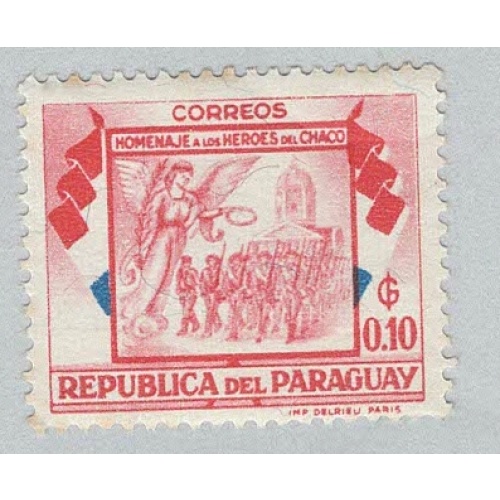 Paraguay 509 Soldiers Angel and Cathedral MNH 3  (BP95732)