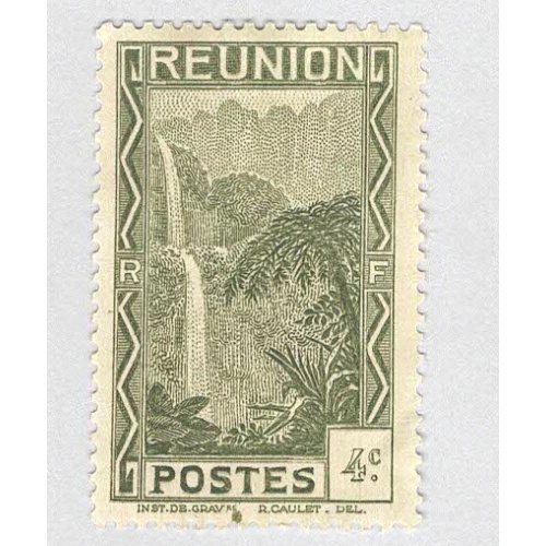 Reunion 129 Cascade of Salazie Waterfall Unused 3  (BP95819)