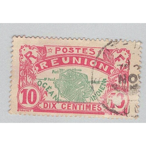 Reunion 65 Map of Reunion Used 1  (BP95904)