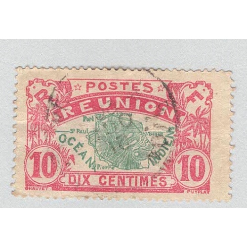 Reunion 65 Map of Reunion Used 2  (BP95905)