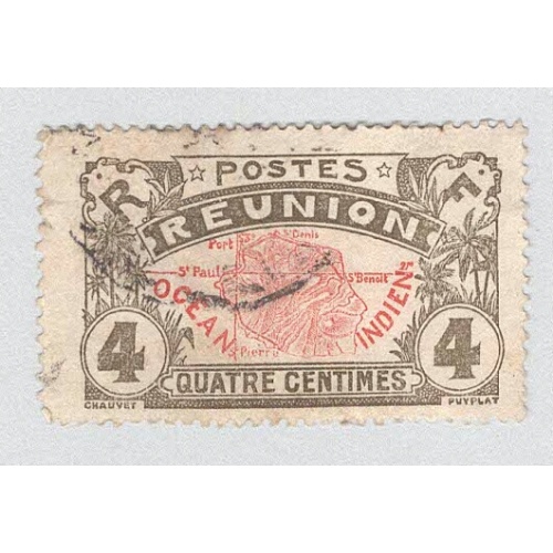 Reunion 62 Map of Reunion Used 1  (BP95906)